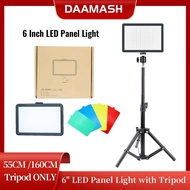 [24H Ship] 6‘’ LED Fill Light Video Lighting Studio with Filters Desktop Tripod Photography Light Di