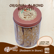 [Biscotti Bakery] BEST SELLER Original Almond Biscotti 300gm/tub [Redeem In Store] NO Delivery #Biscotti Bakery