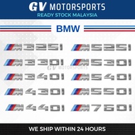 READY STOCK BMW Rear Logo Emblem Badge M Logo Grey M135i M140i M235i M240i M320i M330i M340i M350i M