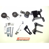 [ READY STOCK ] 38742 - HASPORT Civic FD2 K20   MT engine mount replacement   kits ( Standard Engine mounting )