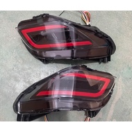 Clear Red LED Rear Bumper Light Toyota Vios 2014 2015 2016 2017 2018