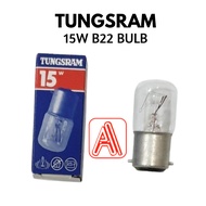 TUNGSRAM 15W B22 CLEAR BULB