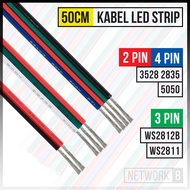 1 METER KABEL LED STRIP LAMPU LED STRIP 2 3 4 5 PIN JALUR BARIS PERPANJANGAN RGB UNTUK 2835 3528 505