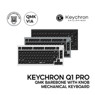 Keychron Q1 Pro Knob QMK Barebone Mechanical 75%, Wired/Bluetooth, RGB, Aluminum, QMK/Launcher