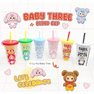 Ly Mù BB3 BLINDCUP BB3 Baby Three Ly BB3 Túi Mù Giao Ngẫu Nhiên (Quà Tặng 8/3) Ly Nhựa Mù IN 3D Nổi