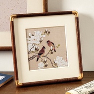 Frame Solid Wood High-End Chinese Wall-Hanging Landscape Table 7 Living Room Picture Frame 27cm Moun