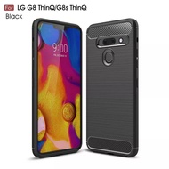 Case Carbon Fiber LG G6 / G7 / G8 / G8X ThinQ Rugged Armor Back Cover Protector