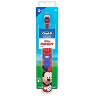 Oral-B 兒童電動牙刷，迪士尼米老鼠款，軟毛， 3 歲以上 Kids Battery Toothbrush