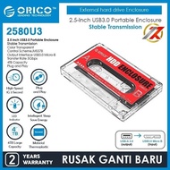 ORICO 2580U3-CR-EP SSD HDD Case Enclosure 2.5in USB3 Vintage Cassette