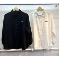 KEMEJA Rayon embroidered top/rayon embroidered top alo/rayon alo blouserayon twill shirt brodir alo