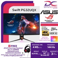 【DELIVERY IN 24 HOURS】ASUS ROG SWIFT PG32UQX 32" 4K UHD 144 Hz IPS G-SYNC Ultimate Gaming Monitor