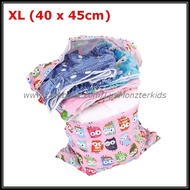 XL Wet Bag / Diaper Bag / Double Zip (40 x 45cm)