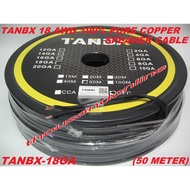 TANBX-18GA TANBX 18GA AWG OFC 100% PILIRE COPPER SPEAKER CABLE-(1 ROLL=50 METER)