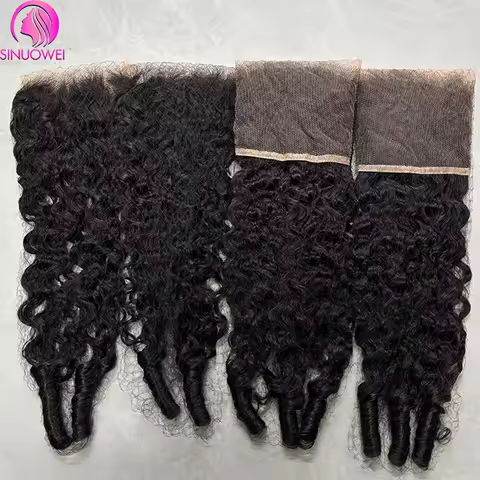 Burmese Curly 4x4 Transparent Lace Closure 12A Burmese Curly Real Human Hair 13x4 Frontal Raw Vietna