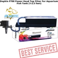 Dophin P708 Power Head Top Filter For Aquarium Fish Tank (1-2.5 feet)