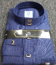 As-Sabar - Jubah Pria Emboss Motif Warna Gamis Laki Laki Lengan Panjang Manset elegan dan Formal Coc