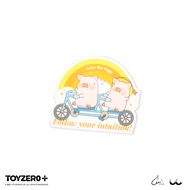 TOYZEROPLUS罐頭豬LuLu旅行系列/ 行李箱貼紙/ 單車Lu