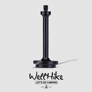 Outdoor Camping Light Gas Tank Bracket 1/4 Interface Adapter Pole GZ