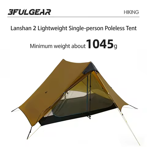 LanShan 2 3F UL GEAR 2 Person 1 Person Outdoor Ultralight Camping Tent 3 Season 4 Season Professiona
