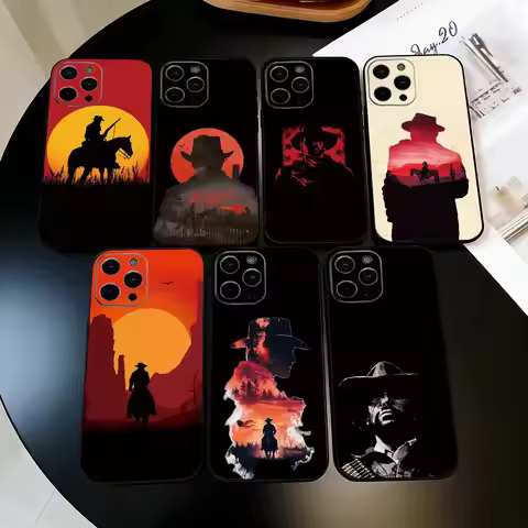 R-Red D-Dead R-Redemption 2 Phone Case For iPhone 17,16,15,14,13,12,11 Plus,Pro Max,XS,Soft Silicone
