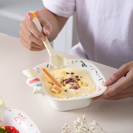 Ceramic Bowl Cute Salad Bowl Dessert Bowl Yogurt Bowl Oatmeal Bowl Snack Bowl Rice Bowl