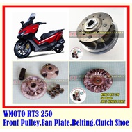 WMOTO RT3 Original Belting CVT Parts Belt Front Pulley Fan Pulley Belting WMOTO RT3s 250 Spart Parts