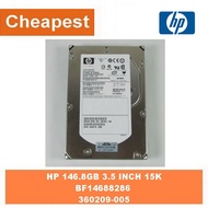 HP 146.8GB 3.5 INCH 15K U320 SCSI HDD BF14688286 360209-005