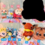 [$400全走] Pokemon 寵物小精靈 精靈寶可夢 神奇寶貝  Center doll 公仔 掛飾 比卡超 伊貝 小火龍 噴火龍 奇異種子 車厘龜 小刺蛋 啟暴龍  伊布