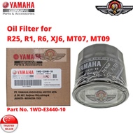YAMAHA Oil Filter Denso (Part No. 1WD-E3440-10) Ori for R25/ R1/ R6/ XJ6/ MT07/ MT09