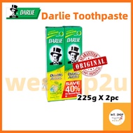 Darlie Toothpaste Value Pack 2in1 ( 225g X 2pcs Darlie Product Ubat Gigi Darlie 黑人牙膏