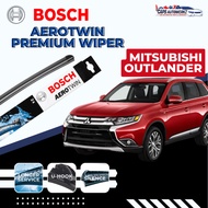 Mitsubishi Outlander BOSCH Aerotwin Car Front Wiper Set &amp; Rear Wiper | Basic Advantage Windshield Wiper Blades