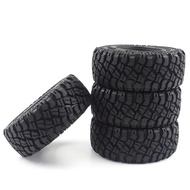 4Pcs 1.55inch Rubber Tires for SCX24 TRX4M 1/18 RC Car Parts