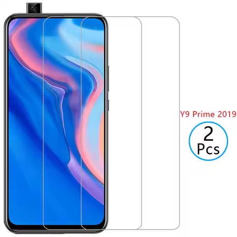 case for huawei y9 prime 2019 cover tempered glass screen protector on y 9 9y y9prime protective pho