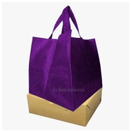 Tas Kain Spunbond Goodie Bag Dus Mika Nasi Kotak Kue Ukuran 18x18 20x20 22x22 25x25 Kantong Bingkisa