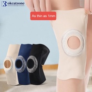OKCATZONE 1Pc Thin Sports Running Shock-absorbing Invisible Knee Pads Meniscus Protection Covers Pat