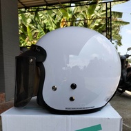 HELM BOGO RETRO Cargloss KW FULL LEHER SNI