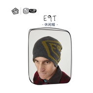 Italy E9 Men's Warm Knitted Hat Wool Comfortable Breathable Sports Hat E9 New Product