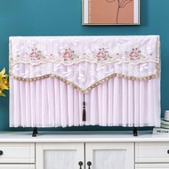 TV Dust Cover 32 Inch 42 Inch 50 Inch LCD TV Cover 55 Inch 65 Inch Hanging Lace Cloth Curtain 70 Inc
