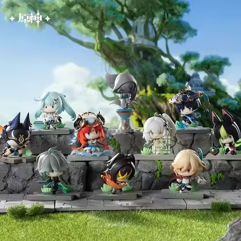 New Genuine Genshin Impact Battlefield Heroism Series Sumeru Blind Box Wanderer Kaveh Alhaitham Nahi