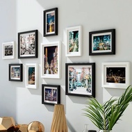 Diy 11pcs Photo Frames Wall Decoration【Excluding Photos】