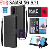 SAMSUNG A71 LEATHER FLIP WALLET CASE PREMIUM LEATHER FLIP CASE SAMSUNG A71