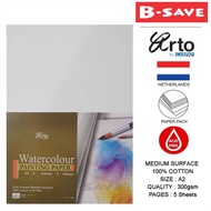 Campap Arto A2 Watercolour Painting Paper Cold Pressed 100% Cotton 300gsm 5 Sheets- CR36338