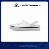 แท้ Crocs Off Court Clog " White " Sports Sandals 208371 - 100