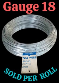 GI Wire ▪️ Galvanized Iron Wire ▪️ Sold per Roll. Alambre.  Hindi nangangalawang. Pang Sampayan atbp