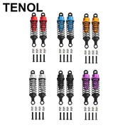 [TENOL] 2x RC Car Shock Absorbers 1/12 1/16 Scale Upgrade Metal Replacement Sturdy 55mm RC Shocks Da