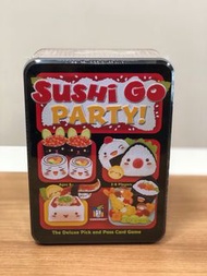 [正版] 全新 鐵罐正版 Sushi go Party迴轉壽司 壽司走走 桌遊 Party game board game 禮物 開心 可愛 sushigo 鐵盒裝 生日禮物