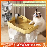1.5L Cat Water Fountain Automatic Pump USB Pet Drinking Dispenser Live Water Circulation Auto Filter