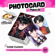 OTS1 - [ PHOTOCARD 25 + BOX ] VTUBER PHOTOCARD UNOFFICIAL GLOSSY EOS SOL.4CE HOLOLIVE NIJISANSI - HA