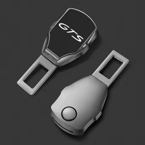 Car Seat Belt Clip Extender Safety Seatbelt Lock Buckle Plug For Porsche GTS Cayenne Cayman Panamera