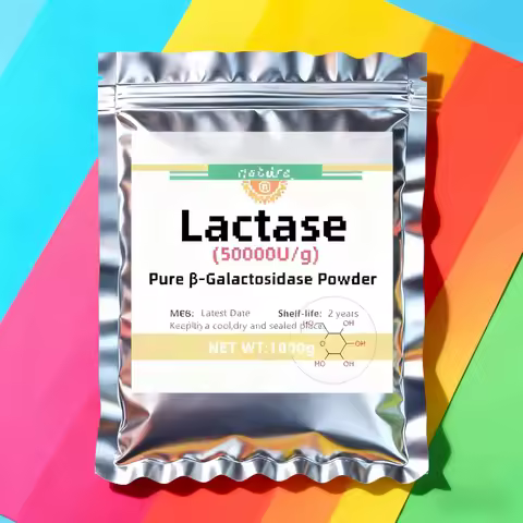 Factory Customized Sealed Bottling Bottle, Lactase 50000 Powder, Food Additive 50000 U/g, CAS 9031-1